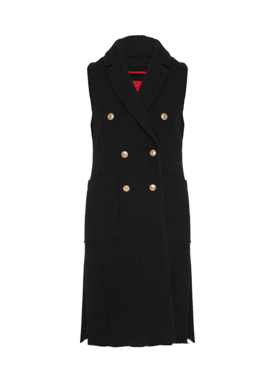 MAX&CO. ΜΑΚΡΥ ΓΙΛΕΚΟ Μαύρο 1 MAX&CO. ΜΑΚΡΥ ΓΙΛΕΚΟ Μαύρο