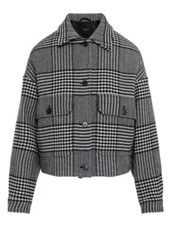 MAX MARA WEEKEND ΚΑΡΟ ΚΟΝΤΟ ΠΑΛΤΟ Μαύρο