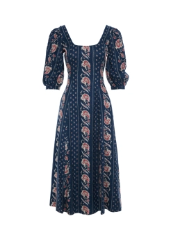 POLO RALPH LAUREN ΜΙΝΤΙ ΦΟΡΕΜΑ Μπλε 4 POLO RALPH LAUREN ΜΙΝΤΙ ΦΟΡΕΜΑ Μπλε - Image 4