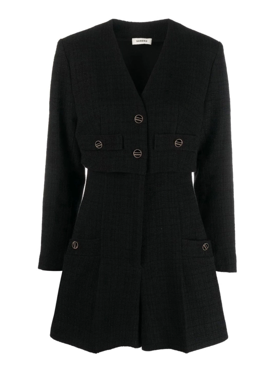 SANDRO ΟΛΟΣΩΜΗ ΦΟΡΜΑ Μαύρο 1 SANDRO ΟΛΟΣΩΜΗ ΦΟΡΜΑ Μαύρο