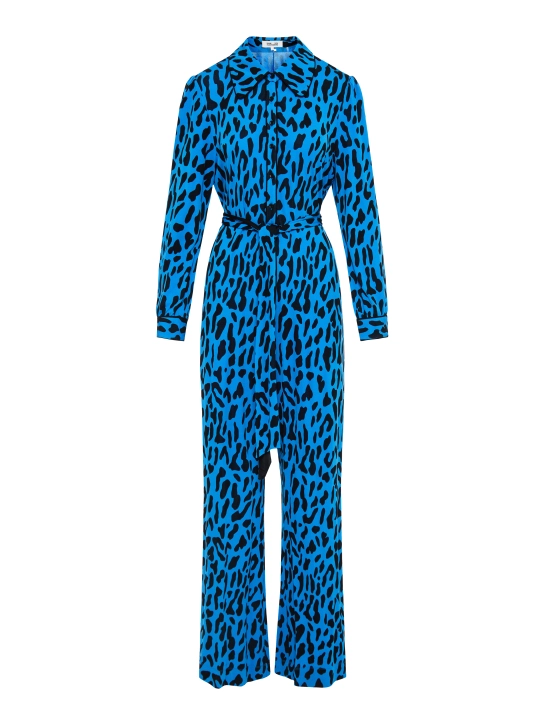 DIANE VON FURSTENBERG ΕΜΠΡΙΜΕ ΟΛΟΣΩΜΗ ΦΟΡΜΑ MILLY Μπλε 1 DIANE VON FURSTENBERG ΕΜΠΡΙΜΕ ΟΛΟΣΩΜΗ ΦΟΡΜΑ MILLY Μπλε