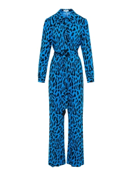 DIANE VON FURSTENBERG ΕΜΠΡΙΜΕ ΟΛΟΣΩΜΗ ΦΟΡΜΑ MILLY Μπλε 4 DIANE VON FURSTENBERG ΕΜΠΡΙΜΕ ΟΛΟΣΩΜΗ ΦΟΡΜΑ MILLY Μπλε - Image 4