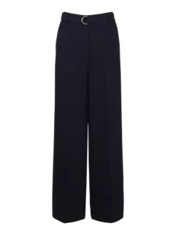 TOMMY HILFIGER ΨΗΛΟΜΕΣΗ ΠΑΝΤΕΛΟΝΑ ΜΕ ΖΩΝΗ Navy