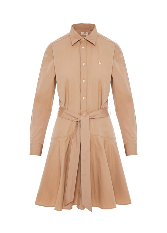 POLO RALPH LAUREN ΦΟΡΕΜΑ ΜΕ ΖΩΝΗ Μπεζ 1 POLO RALPH LAUREN ΦΟΡΕΜΑ ΜΕ ΖΩΝΗ Μπεζ
