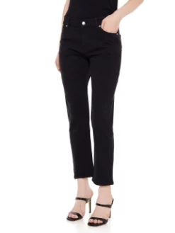ZADIG & VOLTAIRE ΓΥΝΑΙΚΕΙΟ ΠΑΝΤΕΛΟΝΙ BOYFIT DENIM Μαύρο -Γυναικεια Ρουχα Κατάστημα 20 103