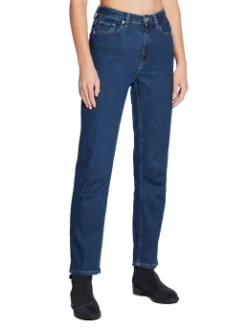 TOMMY HILFIGER ΓΥΝΑΙΚΕΙΟ ΨΗΛΟΜΕΣΟ ΤΖΙΝ Μπλε -Γυναικεια Ρουχα Κατάστημα 20 111