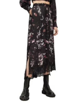 ALL SAINTS MIDI FLORAL ΦΟΥΣΤΑ Μαύρο 13 ALL SAINTS MIDI FLORAL ΦΟΥΣΤΑ Μαύρο -Γυναικεια Ρουχα Κατάστημα 20 15