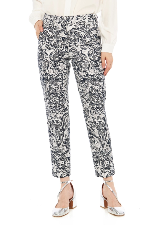 MAX MARA WEEKEND ΠΑΝΤΕΛΟΝΙ ME PRINT Ιβουάρ 2 MAX MARA WEEKEND ΠΑΝΤΕΛΟΝΙ ME PRINT Ιβουάρ - Image 2