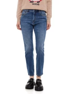 MAX MARA WEEKEND DENIM ΠΑΝΤΕΛΟΝΙ ΣΕ ΣΤΕΝΗ ΓΡΑΜΜΗ Μπλε -Γυναικεια Ρουχα Κατάστημα 20 181