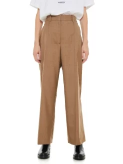 BURBERRY ΨΗΛΟΜΕΣΗ ΠΑΝΤΕΛΟΝΑ Μπεζ -Γυναικεια Ρουχα Κατάστημα 20 191