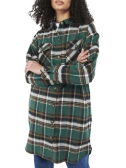 BARBOUR ΓΥΝΑΙΚΕΙΟ ΜΑΚΡΥ ΠΟΥΚΑΜΙΣΟ (OVERSHIRT) Καρό -Γυναικεια Ρουχα Κατάστημα 20 201