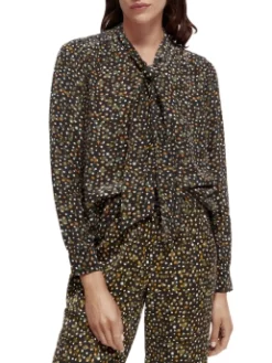 SCOTCH & SODA ΓΥΝΑΙΚΕΙΟ ΠΟΥΚΑΜΙΣΟ Μαύρο -Γυναικεια Ρουχα Κατάστημα 20 217