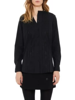 THE KOOPLES ΠΟΥΚΑΜΙΣΟ ΜΕ ΚΕΝΤΗΜΑ Μαύρο -Γυναικεια Ρουχα Κατάστημα 20 227