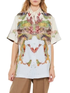 BURBERRY ΚΟΝΤΟΜΑΝΙΚΟ ΠΟΥΚΑΜΙΣΟ ΜΕ ΣΧΕΔΙΟ Πολύχρωμο -Γυναικεια Ρουχα Κατάστημα 20 243