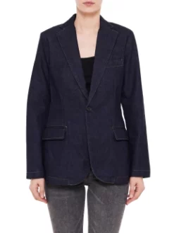 POLO RALPH LAUREN ΤΖΙΝ ΣΑΚΑΚΙ Μπλε -Γυναικεια Ρουχα Κατάστημα 20 275