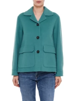 MAX MARA WEEKEND ΜΑΛΛΙΝΟ ΣΑΚΑΚΙ Πετρόλ -Γυναικεια Ρουχα Κατάστημα 20 279