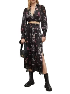 ALL SAINTS CROPPED ΚΡΟΥΑΖΕ ΜΠΛΟΥΖΑ Μαύρο -Γυναικεια Ρουχα Κατάστημα 20 287