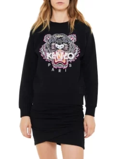 KENZO ΦΟΥΤΕΡ ΜΠΛΟΥΖΑ ΜΕ ΣΧΕΔΙΟ Μαύρο -Γυναικεια Ρουχα Κατάστημα 20 297