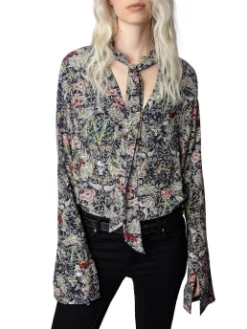 ZADIG & VOLTAIRE ΓΥΝΑΙΚΕΙΟ ΠΟΥΚΑΜΙΣΟ Πολύχρωμο -Γυναικεια Ρουχα Κατάστημα 20 303