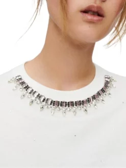 MAJE T-SHIRT JERSEY Λευκό -Γυναικεια Ρουχα Κατάστημα 20 317