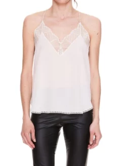 ZADIG & VOLTAIRE ΜΕΤΑΞΩΤΟ ΤΟΠ ΜΕ ΔΑΝΤΕΛΑ Εκρού 10 ZADIG & VOLTAIRE ΜΕΤΑΞΩΤΟ ΤΟΠ ΜΕ ΔΑΝΤΕΛΑ Εκρού -Γυναικεια Ρουχα Κατάστημα 20 329