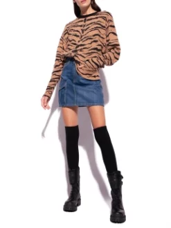 PINKO ΤΙΓΡΕ ΠΛΕΚΤΗ ΜΠΛΟΥΖΑ Μπεζ 13 PINKO ΤΙΓΡΕ ΠΛΕΚΤΗ ΜΠΛΟΥΖΑ Μπεζ -Γυναικεια Ρουχα Κατάστημα 20 343