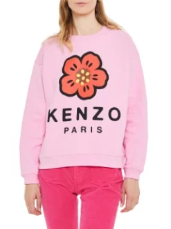 KENZO ΦΟΥΤΕΡ ΜΠΛΟΥΖΑ ΜΕ ΣΧΕΔΙΟ Ροζ -Γυναικεια Ρουχα Κατάστημα 20 387