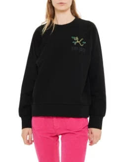 KENZO ΦΟΥΤΕΡ ΜΠΛΟΥΖΑ ΜΕ ΛΟΓΟΤΥΠΟ Μαύρο -Γυναικεια Ρουχα Κατάστημα 20 389