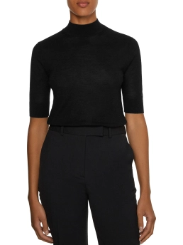 CALVIN KLEIN ΚΟΝΤΟΜΑΝΙΚΗ ΜΠΛΟΥΖΑ Μαύρο 4 CALVIN KLEIN ΚΟΝΤΟΜΑΝΙΚΗ ΜΠΛΟΥΖΑ Μαύρο - Image 4