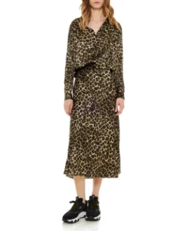 THE KOOPLES ANIMAL PRINT MIDI ΦΟΥΣΤΑ Animal Print 13 THE KOOPLES ANIMAL PRINT MIDI ΦΟΥΣΤΑ Animal Print -Γυναικεια Ρουχα Κατάστημα 20 41