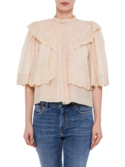ISABEL MARANT ΜΠΛΟΥΖΑ ΜΕ ΒΟΛΑΝ LAETI Εκρού 10 ISABEL MARANT ΜΠΛΟΥΖΑ ΜΕ ΒΟΛΑΝ LAETI Εκρού -Γυναικεια Ρουχα Κατάστημα 20 417