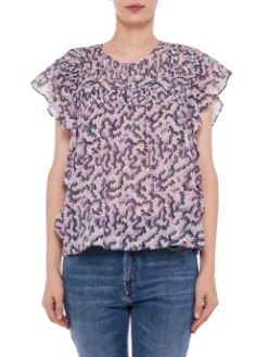 ISABEL MARANT ΕΜΠΡΙΜΕ ΜΟΛΟΥΖΑ ΜΕ ΒΟΛΑΝ ILAYONA Εκρού -Γυναικεια Ρουχα Κατάστημα 20 421