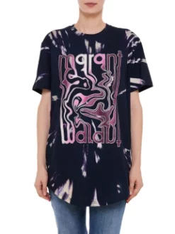 ISABEL MARANT T-SHIRT ΜΕ ΣΧΕΔΙΟ EDWIGE Μπλε -Γυναικεια Ρουχα Κατάστημα 20 425