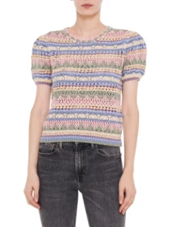 POLO RALPH LAUREN ΠΛΕΚΤΗ ΚΟΝΤΟΜΑΝΙΚΗ ΜΠΛΟΥΖΑ Πολύχρωμο -Γυναικεια Ρουχα Κατάστημα 20 437