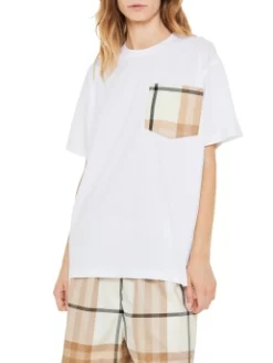 BURBERRY ΓΥΝΑΙΚΕΙΟ T-SHIRT Λευκό -Γυναικεια Ρουχα Κατάστημα 20 457