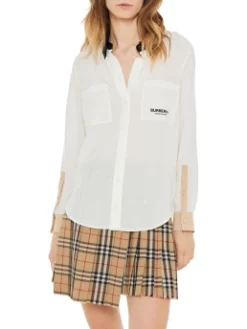 BURBERRY ΓΥΝΑΙΚΕΙΟ ΜΕΤΑΞΩΤΟ ΠΟΥΚΑΜΙΣΟ Εκρού 10 BURBERRY ΓΥΝΑΙΚΕΙΟ ΜΕΤΑΞΩΤΟ ΠΟΥΚΑΜΙΣΟ Εκρού -Γυναικεια Ρουχα Κατάστημα 20 461