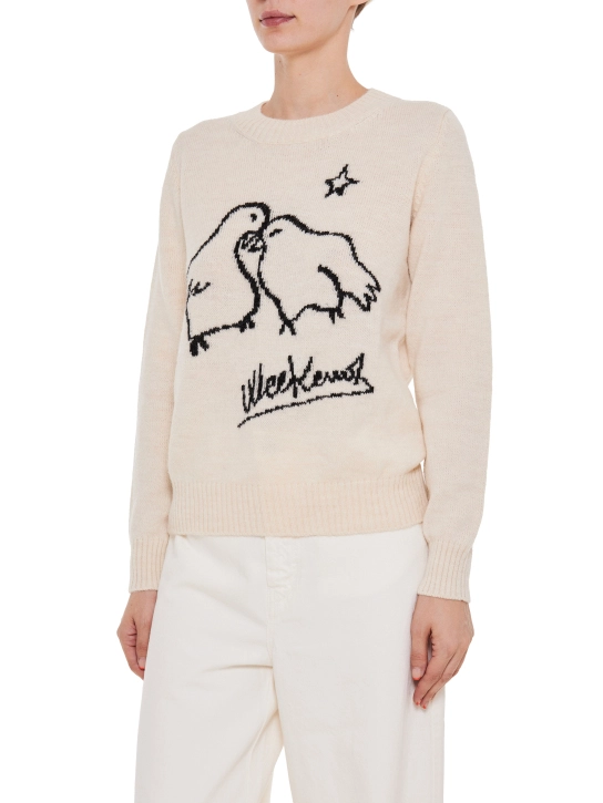 MAX MARA WEEKEND ΠΟΥΛΟΒΕΡ ΜΕ ΣΧΕΔΙΟ Εκρού 2 MAX MARA WEEKEND ΠΟΥΛΟΒΕΡ ΜΕ ΣΧΕΔΙΟ Εκρού - Image 2