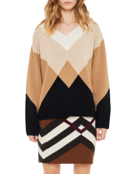 BURBERRY OVERSIZED ΠΟΥΛΟΒΕΡ Μπεζ 5 BURBERRY OVERSIZED ΠΟΥΛΟΒΕΡ Μπεζ - Image 5