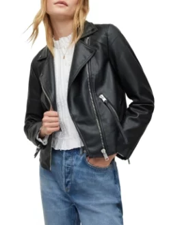ALL SAINTS FAUX LEATHER BIKER JACKET Μαύρο 13 ALL SAINTS FAUX LEATHER BIKER JACKET Μαύρο -Γυναικεια Ρουχα Κατάστημα 20 583