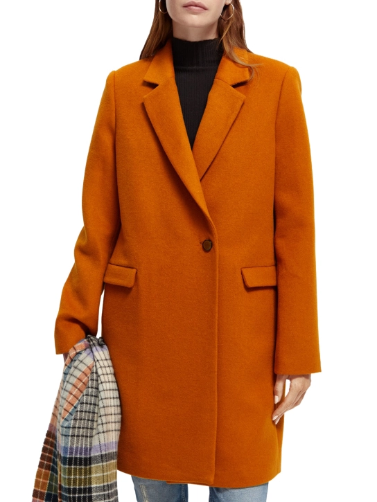 SCOTCH & SODA ΓΥΝΑΙΚΕΙΟ ΠΑΛΤΟ Πορτοκαλί 2 SCOTCH & SODA ΓΥΝΑΙΚΕΙΟ ΠΑΛΤΟ Πορτοκαλί - Image 2