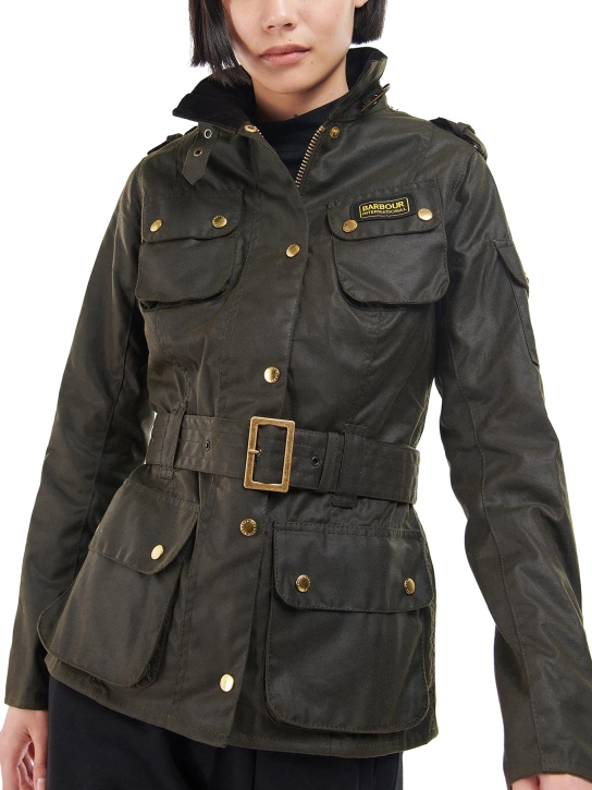 BARBOUR INTERNATIONAL ΓΥΝΑΙΚΕΙΟ ΜΠΟΥΦΑΝ Λαδί 2 BARBOUR INTERNATIONAL ΓΥΝΑΙΚΕΙΟ ΜΠΟΥΦΑΝ Λαδί - Image 2