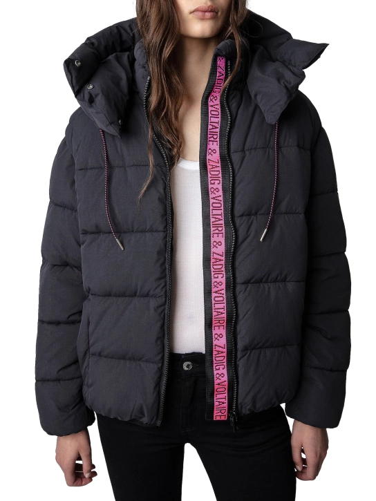 ZADIG & VOLTAIRE ΓΥΝΑΙΚΕΙΟ ΜΠΟΥΦΑΝ Μαύρο 2 ZADIG & VOLTAIRE ΓΥΝΑΙΚΕΙΟ ΜΠΟΥΦΑΝ Μαύρο - Image 2