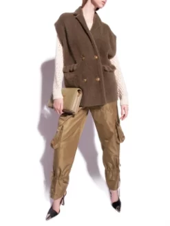 PINKO FAUX FUR ΓΙΛΕΚΟ Καφέ 10 PINKO FAUX FUR ΓΙΛΕΚΟ Καφέ -Γυναικεια Ρουχα Κατάστημα 20 619