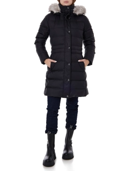 TOMMY HILFIGER ΜΑΚΡΥ ΚΑΠΙΤΟΝΕ ΜΠΟΥΦΑΝ Μαύρο 5 TOMMY HILFIGER ΜΑΚΡΥ ΚΑΠΙΤΟΝΕ ΜΠΟΥΦΑΝ Μαύρο - Image 5