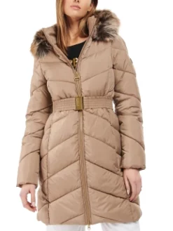 BARBOUR INTERNATIONAL ΓΥΝΑΙΚΕΙΟ ΜΠΟΥΦΑΝ Μπεζ -Γυναικεια Ρουχα Κατάστημα 20 635