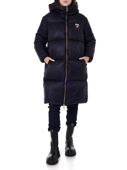 TOMMY HILFIGER ΜΑΚΡΥ ΚΑΠΙΤΟΝΕ ΜΠΟΥΦΑΝ Μπλε 5 TOMMY HILFIGER ΜΑΚΡΥ ΚΑΠΙΤΟΝΕ ΜΠΟΥΦΑΝ Μπλε - Image 5