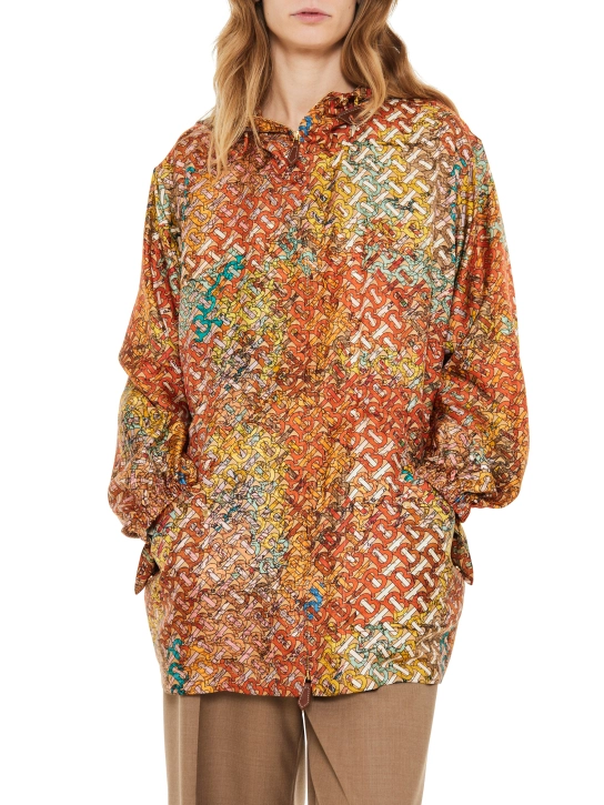 BURBERRY ΜΕΤΑΞΩΤΟ ΕΜΠΡΙΜΕ ΠΑΡΚΑ Πολύχρωμο 2 BURBERRY ΜΕΤΑΞΩΤΟ ΕΜΠΡΙΜΕ ΠΑΡΚΑ Πολύχρωμο - Image 2