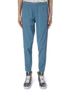 ZADIG & VOLTAIRE ΓΥΝΑΙΚΕΙΟ ΠΑΝΤΕΛΟΝΙ ΜΕ ΛΑΣΤΙΧΟ Γαλάζιο -Γυναικεια Ρουχα Κατάστημα 20 73