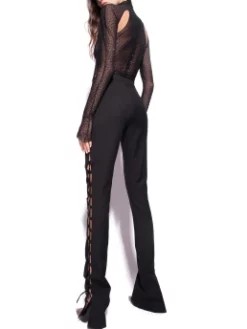 PINKO ΣΤΕΝΟ ΠΑΝΤΕΛΟΝΙ ΜΕ ΚΟΡΔΟΝΙΑ Μαύρο 10 PINKO ΣΤΕΝΟ ΠΑΝΤΕΛΟΝΙ ΜΕ ΚΟΡΔΟΝΙΑ Μαύρο -Γυναικεια Ρουχα Κατάστημα 20 81