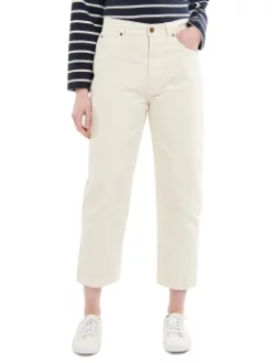 BARBOUR ΓΥΝΑΙΚΕΙΟ ΠΑΝΤΕΛΟΝΙ Λευκό -Γυναικεια Ρουχα Κατάστημα 20 89